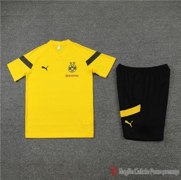 Chandal Del Borussia Dortmund Manica Corta 2022-2023 Amarillo - Pantalon Corto