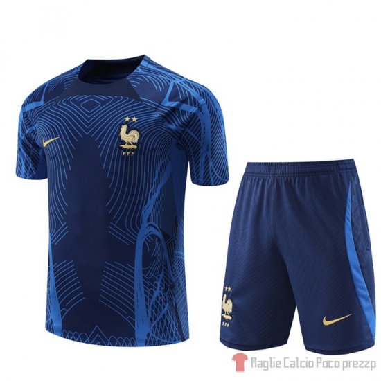Chandal Del Francia Manica Corta 22-23 Azul Oscuro - Pantalon Corto - Clicca l'immagine per chiudere