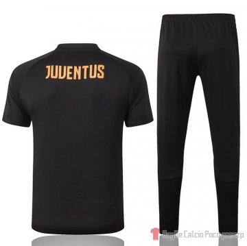 Tuta da Track Juventus Manica Corta 20-21 Negro