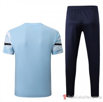 Tuta da track Manchester City Manica Corta 2022 Azul