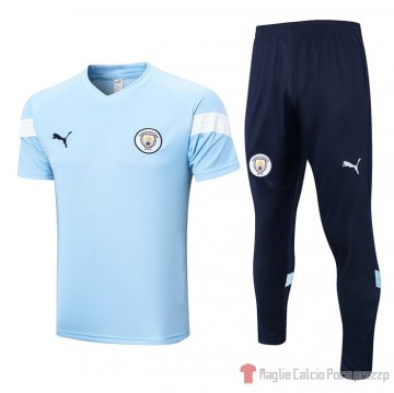 Tuta da Track Manchester City Manica Corta 22-23 Azul Tuta da Track Manchester City Manica Corta 22-23 Azul