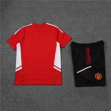 Chandal Del Manchester United Manica Corta 2022-23 Rojo - Pantalon Corto