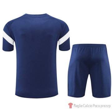 Chandal Del Olympique Marsella Manica Corta 2022-23 Azul - Pantalon Corto