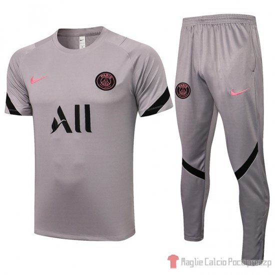 Tuta da track Paris Saint-germain Manica Corta 21-22 Gris - Clicca l'immagine per chiudere