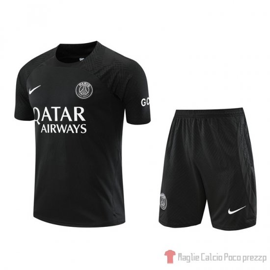 Chandal Del Paris Saint-germain Manica Corta 22-23 Negro - Pantalon Corto - Clicca l'immagine per chiudere