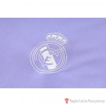 Tuta da Track Real Madrid Manica Corta 2022-23 Purpura