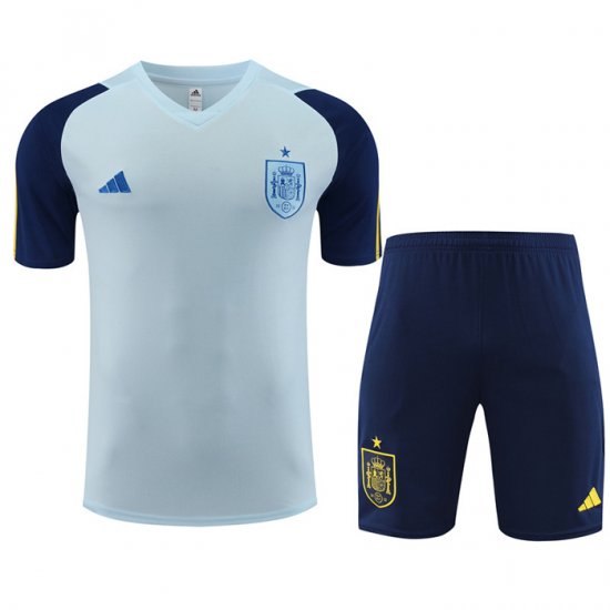 Tuta da track Spagna Manica Corta 2023-24 Azul - Pantalon Corto - Clicca l'immagine per chiudere