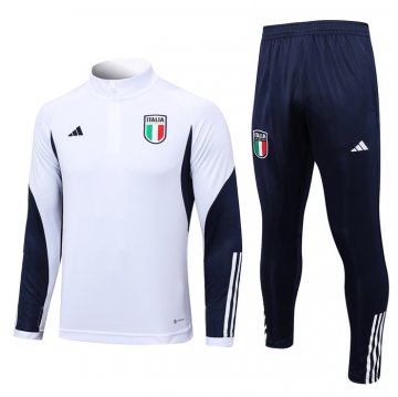 Felpa Della Tuta Italia Bambino 23-24 Blanco Felpa Della Tuta Italia Bambino 23-24 Blanco
