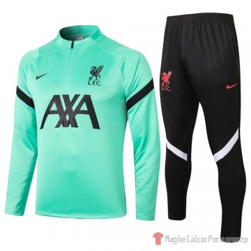 Tuta Da Track Felpa Liverpool 20-21 Verde Tuta Da Track Felpa Liverpool 20-21 Verde
