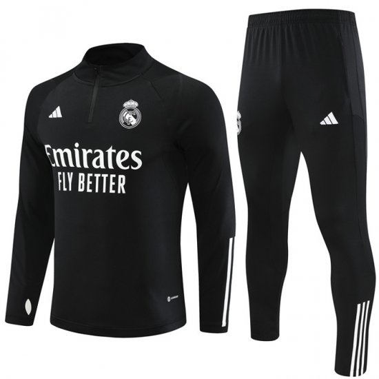 Felpa Della Tuta Real Madrid 23-24 Negro - Clicca l'immagine per chiudere