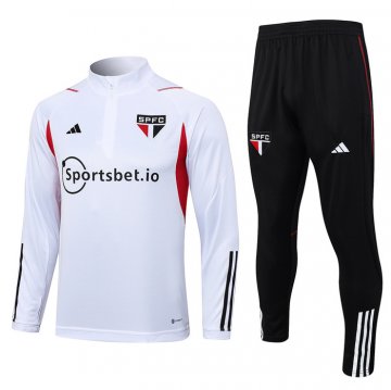 Felpa Della Tuta Sao Paulo 23-24 Blanco Felpa Della Tuta Sao Paulo 23-24 Blanco