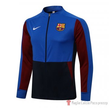 Giacca Barcellona 2021-22 Blu E Rosso Giacca Barcellona 2021-22 Blu E Rosso