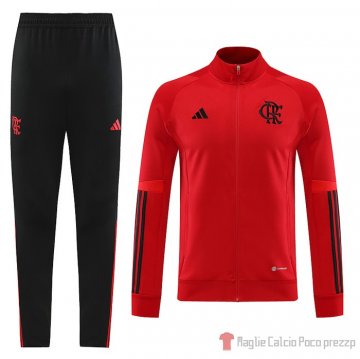 Giacca Della Tuta Flamengo 2023-24 Rojo