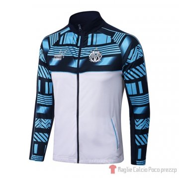 Giacca Olympique Marsella 22-23 Azul Y Blanco Giacca Olympique Marsella 22-23 Azul Y Blanco