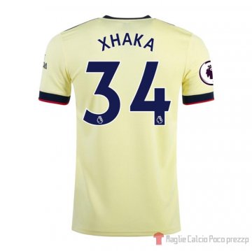 Maglia Arsenal Giocatore Xhaka Away 21-22 Maglia Arsenal Giocatore Xhaka Away 21-22