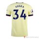 Maglia Arsenal Giocatore Xhaka Away 21-22