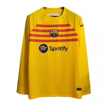 Maglia Barcellona Quarto Maniche Lunghe 22-23 Maglia Barcellona Quarto Maniche Lunghe 22-23