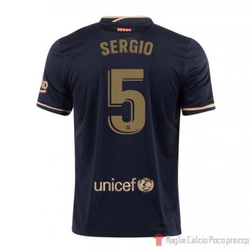 Maglia Barcellona Giocatore Sergio Away 20-21 Maglia Barcellona Giocatore Sergio Away 20-21