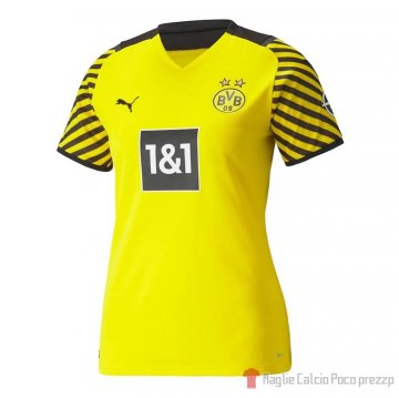 Maglia Borussia Dortmund Home Donna 21-22 Maglia Borussia Dortmund Home Donna 21-22