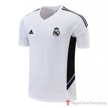 Maglia De Allenamento Real Madrid 22-23 Blanco Maglia De Allenamento Real Madrid 22-23 Blanco