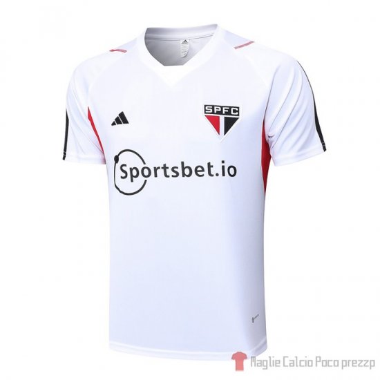 Maglia De Allenamento Sao Paulo 23-24 Blanco - Clicca l'immagine per chiudere