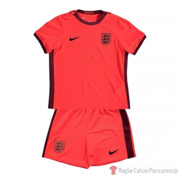 Maglia Inghilterra Away Bambino Euro 2022