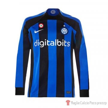 Maglia Inter Home Maniche Lunghe 22-23 Maglia Inter Home Maniche Lunghe 22-23