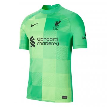 Maglia Liverpool Portiere 21-22 Verde Maglia Liverpool Portiere 21-22 Verde