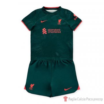 Maglia Liverpool Terza Bambino 22-23 Maglia Liverpool Terza Bambino 22-23