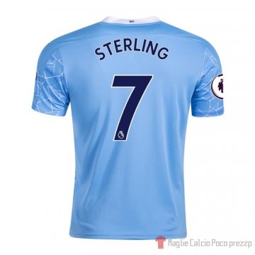 Maglia Manchester City Giocatore Sterling Home 20-21 Maglia Manchester City Giocatore Sterling Home 20-21