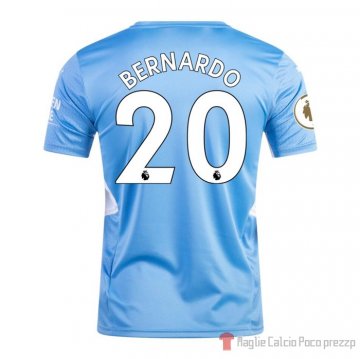 Maglia Manchester City Giocatore Bernardo Home 21-22 Maglia Manchester City Giocatore Bernardo Home 21-22