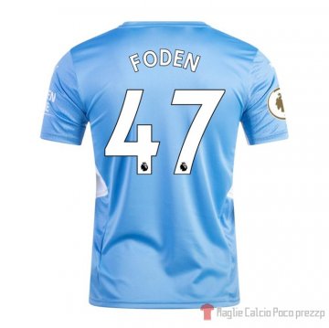 Maglia Manchester City Giocatore Foden Home 21-22 Maglia Manchester City Giocatore Foden Home 21-22