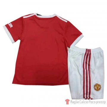 Maglia Manchester United Home Bambino 21-22