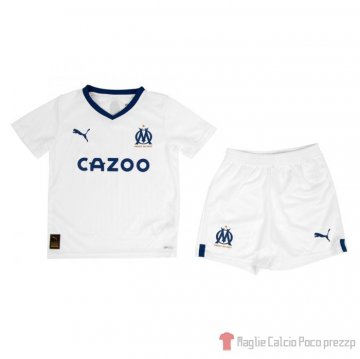 Maglia Olympique Marsella Home Bambino 22-23