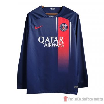 Maglia Paris Saint-germain Home Maniche Lunghe 23-24