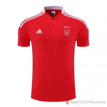 Maglia Polo Ajax 22-23 Rosso Maglia Polo Ajax 22-23 Rosso