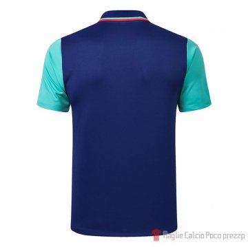 Maglia Polo Barcellona 2021 Blu