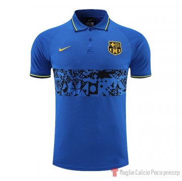 Maglia Polo Barcellona 22-23 Blu Maglia Polo Barcellona 22-23 Blu