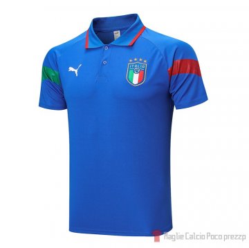 Maglia Polo Del Italia 2022-2023 Azul Maglia Polo Del Italia 2022-2023 Azul