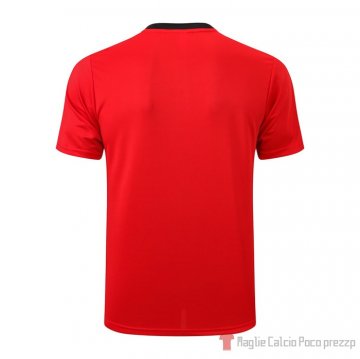 Maglia Polo Manchester United 22-23 Rojo