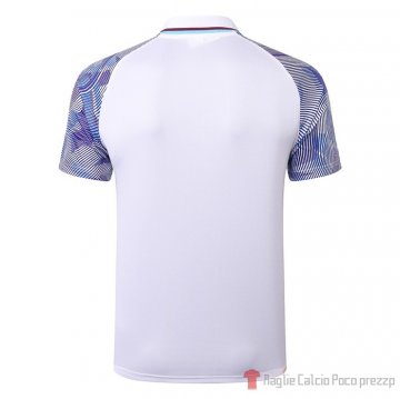 Maglia Polo Manchester City 2020-21 Bianco