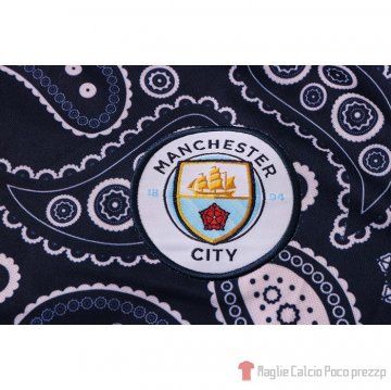 Maglia Polo Manchester City 2021 Blu