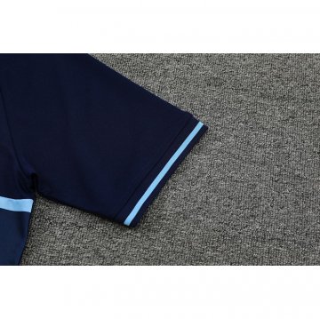 Maglia Polo Manchester City 2022-2023 Blu Marino