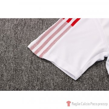 Maglia Polo Manchester United 2021-22 Bianco