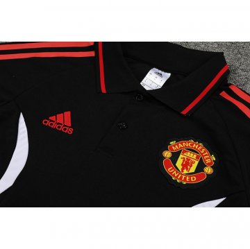 Maglia Polo Manchester United 2022-23 Nero