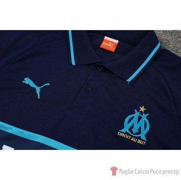 Maglia Polo Marsiglia 22-23 Blu Marino