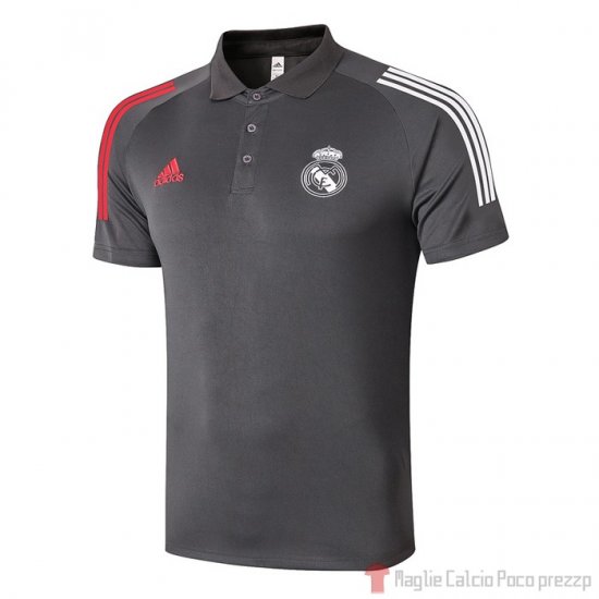 Maglia Polo Real Madrid 2020/2021 Grigio - Clicca l'immagine per chiudere