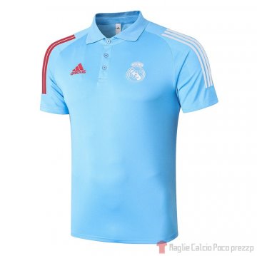 Maglia Polo Real Madrid 2020/2021 Blu