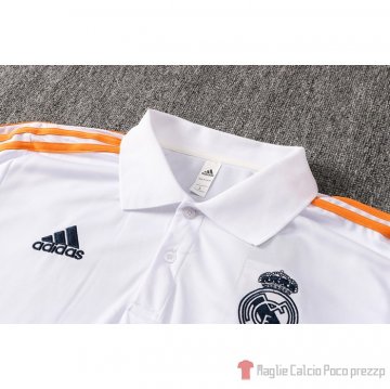 Maglia Polo Real Madrid 21-22 Bianco