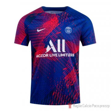 Maglia Pre-partita Del Paris Saint-germain 2022 Azul Y Rojo Maglia Pre-partita Del Paris Saint-germain 2022 Azul Y Rojo